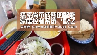 探索尚不成熟的智能家居控制系统‘欧亿体育公司’
